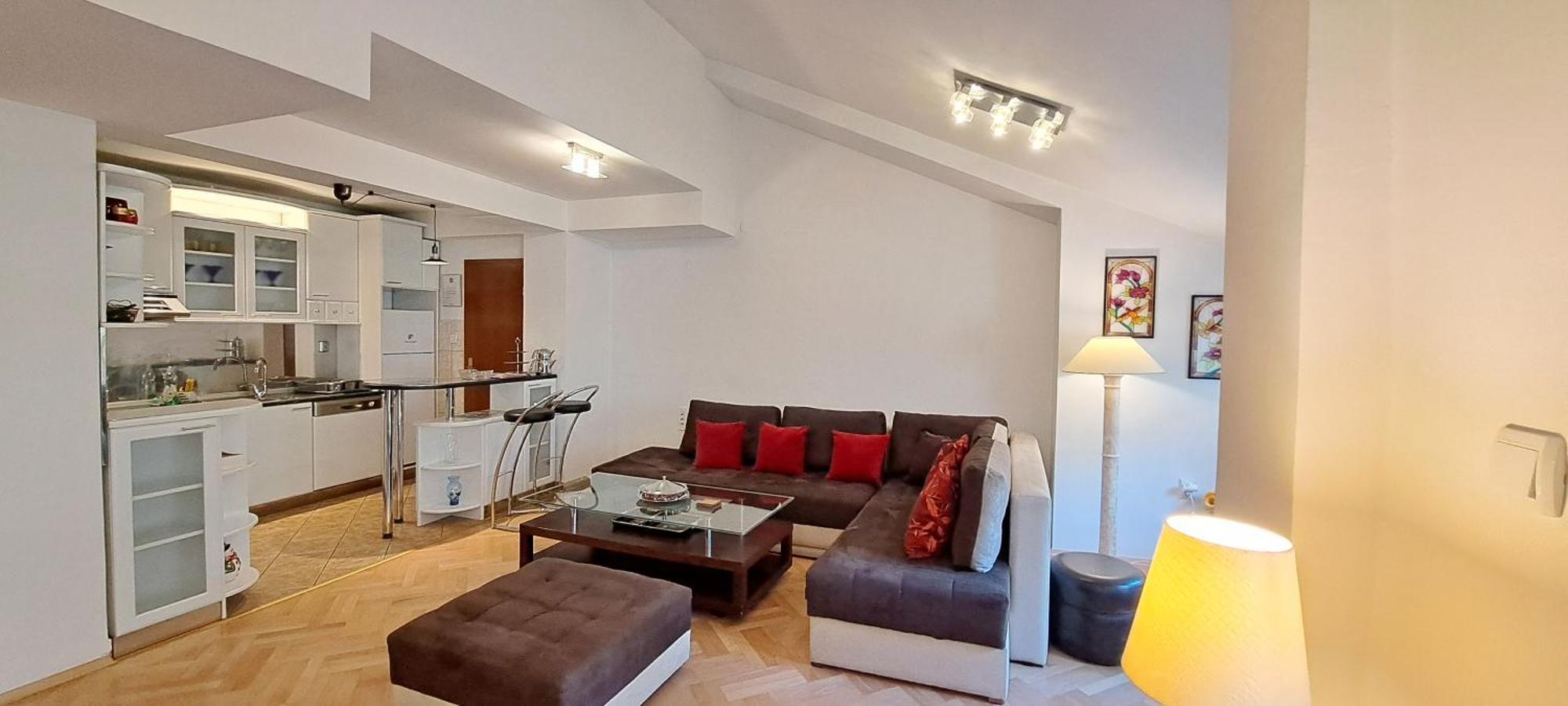 Central Skopje Duplex Apartment Bagian luar foto