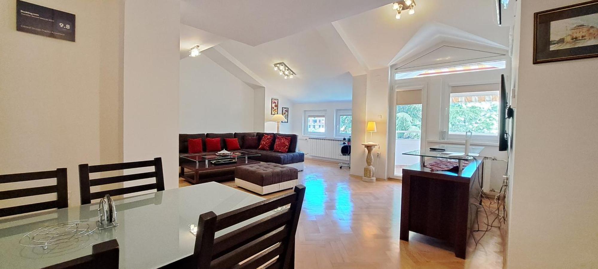 Central Skopje Duplex Apartment Bagian luar foto