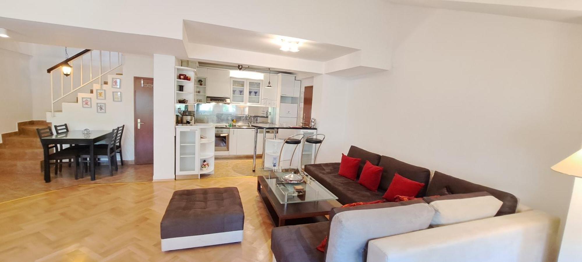 Central Skopje Duplex Apartment Bagian luar foto
